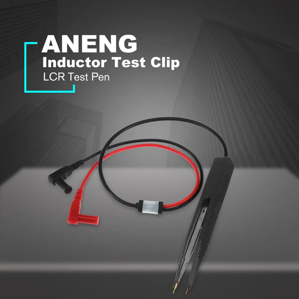 

ANENG SMD Inductor Test Clip Meter Probe Tweezers LCR test pen For Resistor Multimeter Capacitor Test Clip Multimeter Probe