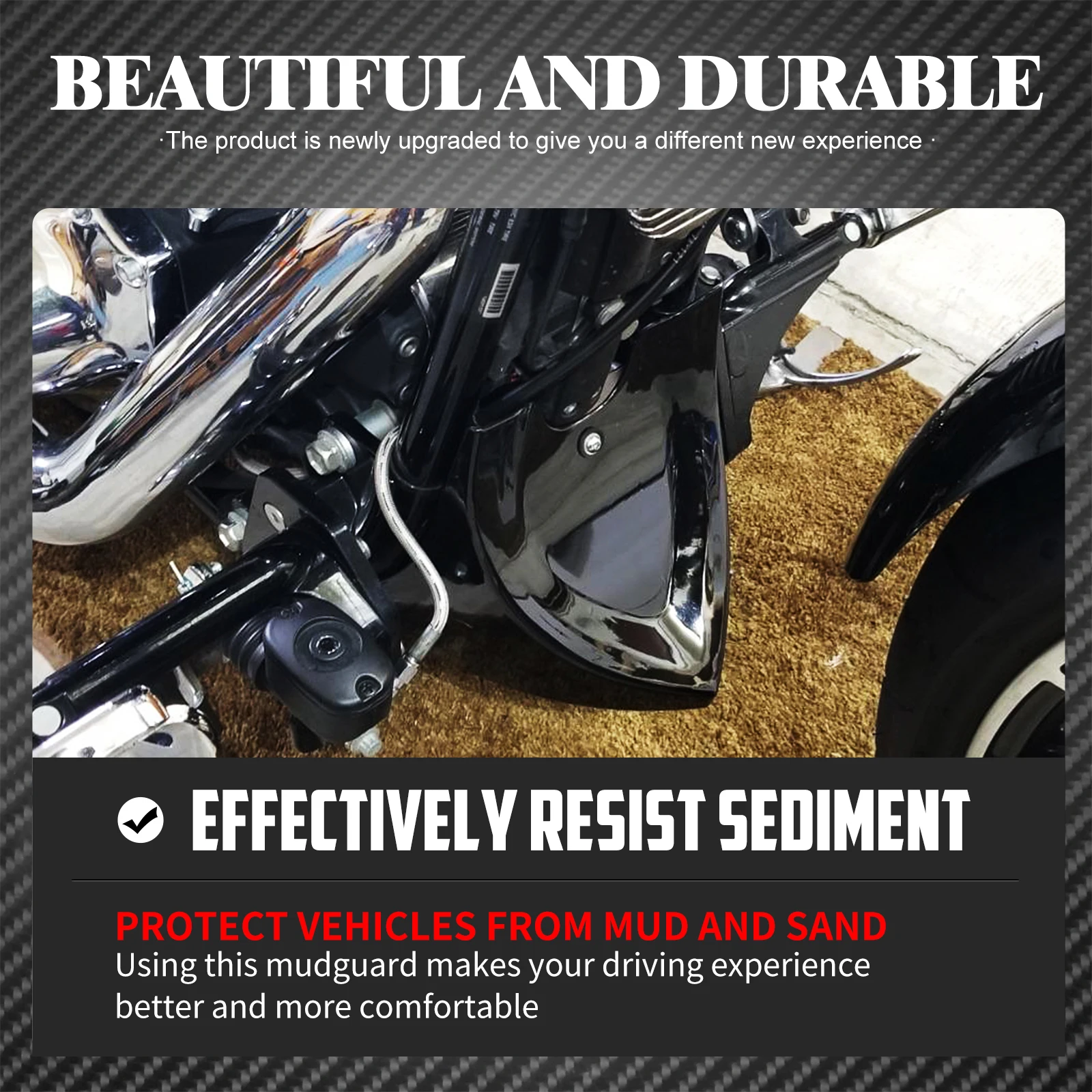 Garde-Boue Avant Pour Harley Davidson Fatboy/Softail/Touring - Noir ABS