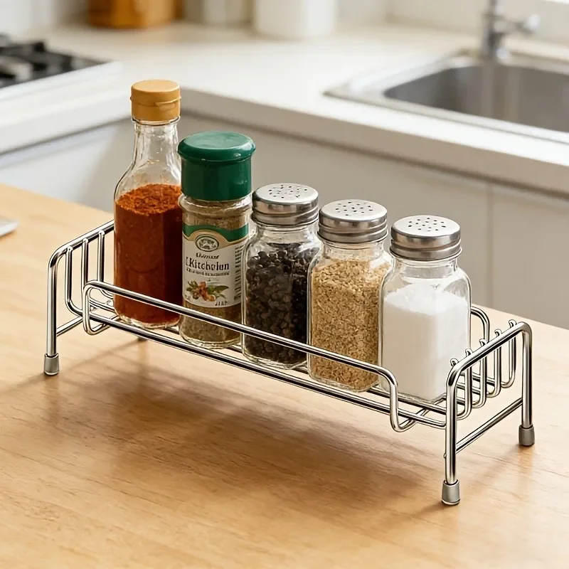 Stainless Steel Multipurpose Organizer Rack for Kitchen and Bathroom Storage