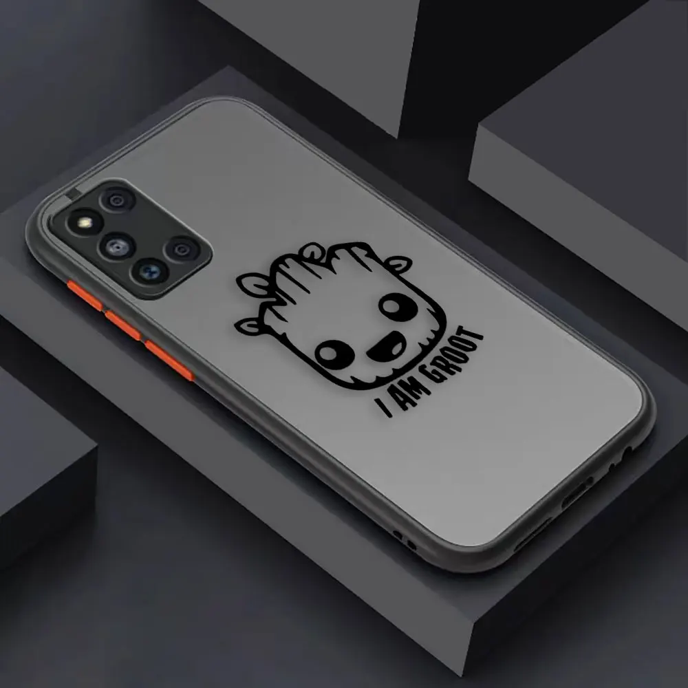 thumbnail image 1 of Matte Case for Samsung Galaxy M62 M53 M52 M51 M33 M32 M31 M30S 5G J8 J7 J6 J5 J4 Case Funda Coque Capa Shell Marvel Comics Groot, 1 of 5