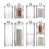 Makeup Cotton Pad Organizer Bathroom Storage Box For Cotton Swabs Cosmetics Jewelry Makeup Remover Pad Container with Lid 1