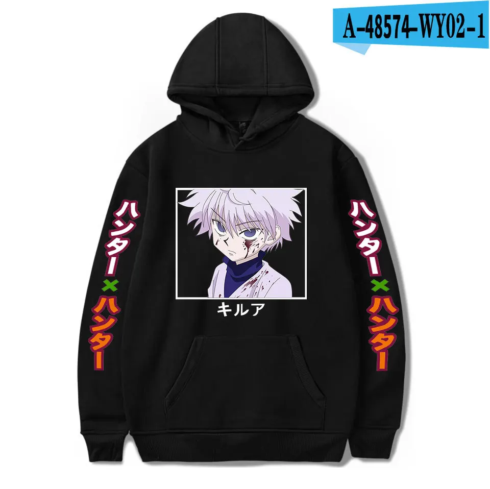 

Hunter X Hunter Hisoka Streetwear Sweatshirt Anime Hoodie Print Hooded Sweatshirts Loose Long Sleeve Men Clothes Pullover Fall