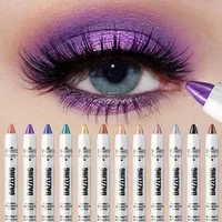 wholesale 12Colors Pearlescent Eyeshadow Pencil Waterproof Longlasting Glitter Shimmer Eye Shadow Pen Eyeliner Stick Eyes Makeup 1