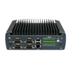 HUNSN Fanless Industrial PC,Mini Computer,IPC,Celeron J6412,IX15,Windows 11/Linux Ubuntu,TPM 2.0,6COM,HD,DP,3LAN,GPIO,9-36V 2Pin 1