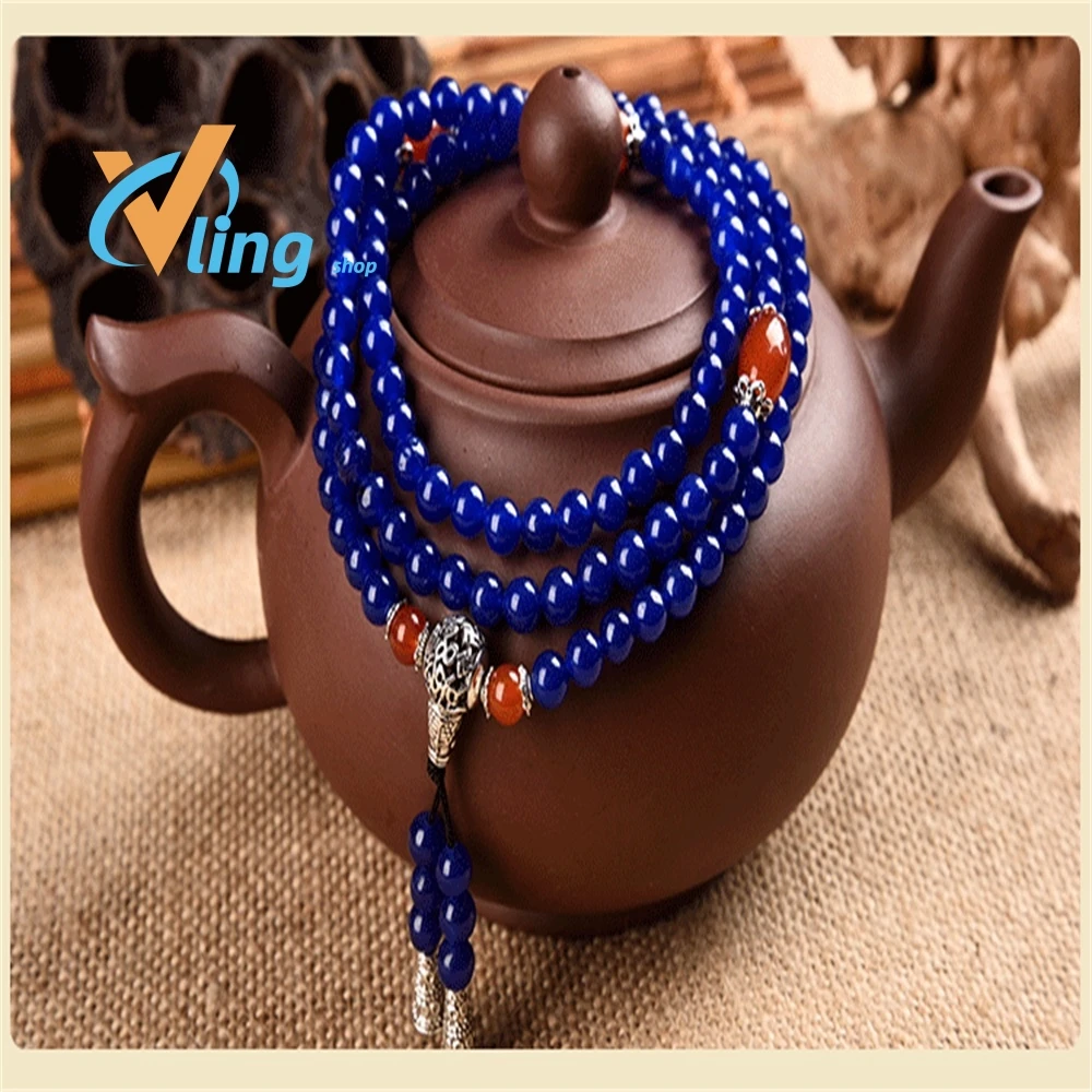 108 Natural AgateHand Catenar Korean Fashion Nick Girls KidsUkrainian Style Best Sellers 2022 ProductsTemperamentHoliday Gifts