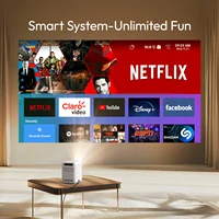 BYINTEK LOVE U4 Mini projecteur de cinéma maison intelligent 4K 1080P vidéo Android WIFI pour Smartphone cinéma 6