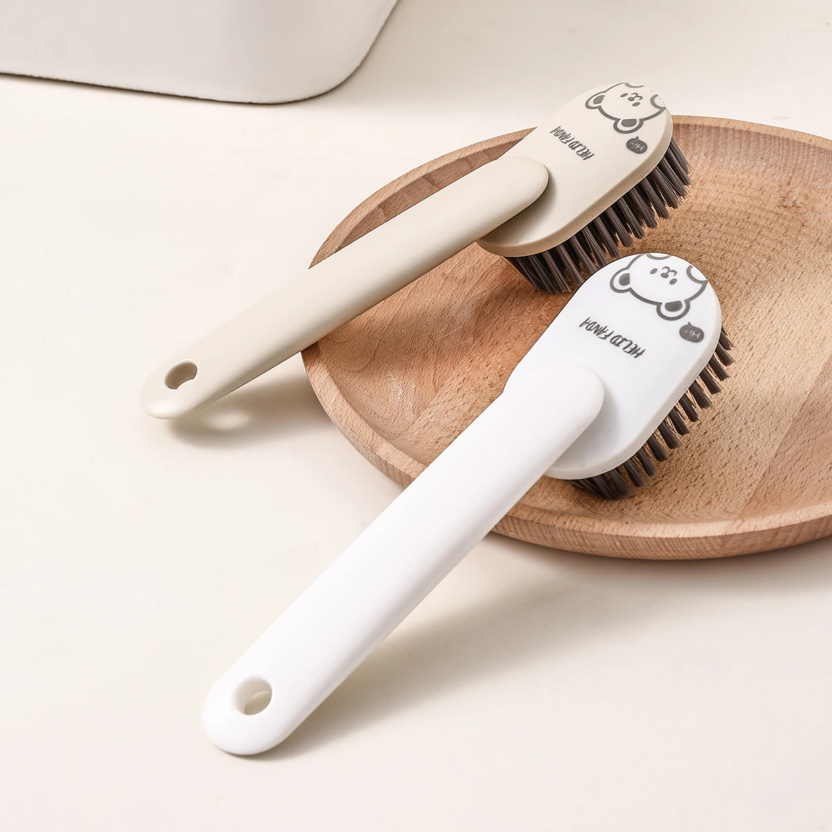 WORTHBUY Shoe Brush Multifunctional Cleaning Brushes Soft Bristled Clothes Brush Home Bathroom Accessories Cleaner Tools 2