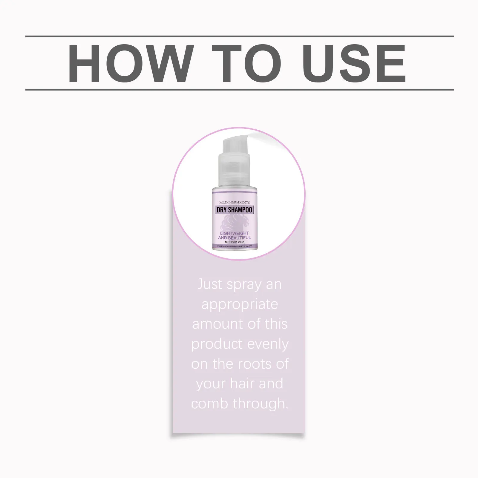 Dry Shampoo Spray Oil Control Volumizing Smooth Nourish Thickening Moisturizing Travel Lightweight Lasting Fluffy Hair Refresher 6