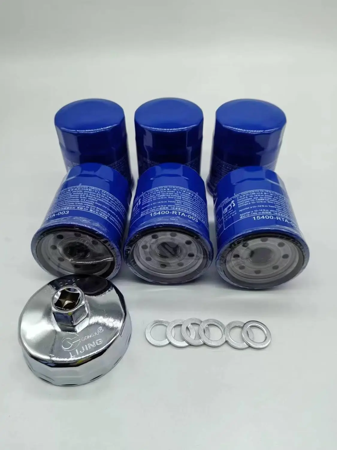 Oil Filter with Tool Plug Gasket 15400-PLM-A02 for Honda Civic Accord Odyssey Acura ILX 15400-RTA-004 15400-RTA-003