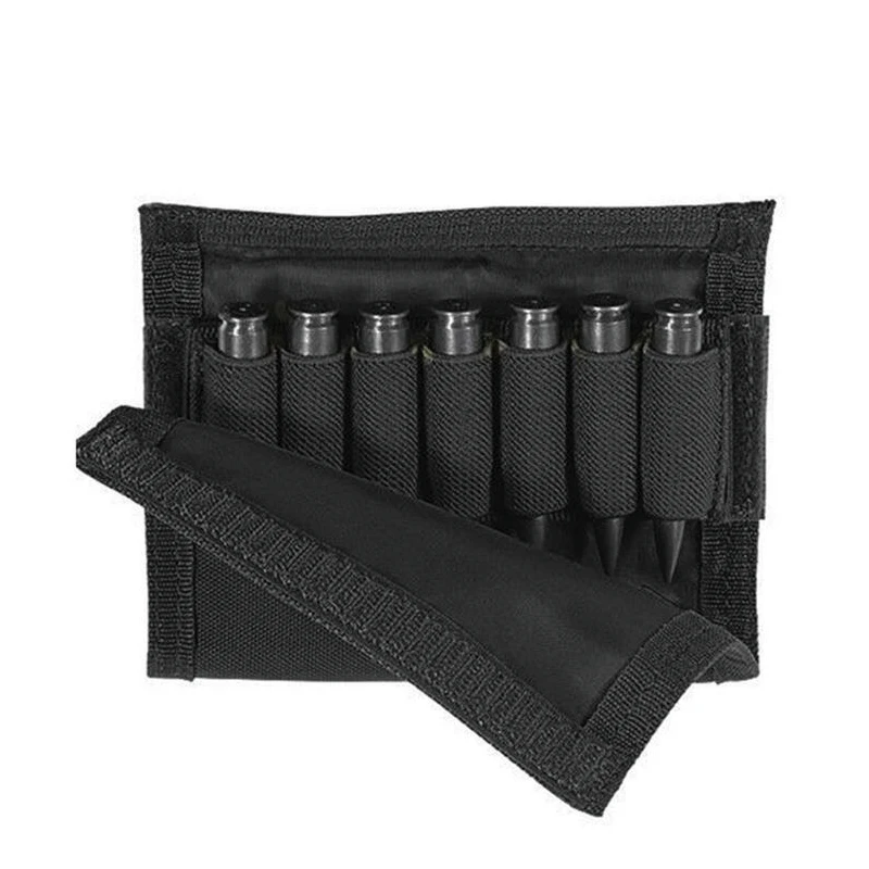 Hunting Gun Accessories Men Shooting Airsoft Rifle Gun Cheek Bag Tactical Buttstock Rest Bullet Holder Ammo Cartridges Bag