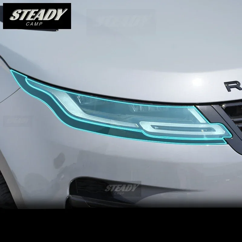 

Для автомобильных фар Land Range Rover Evoque 2015-2022 2023, защита от царапин из ТПУ, Защитная пленка для ремонта от царапин, аксессуары
