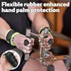 Workout Gym Gloves Silicone Palm Grips Crosstraining Palm Grip Hand Protection for Gymnastics Weightlifting Exercise 5