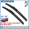 Car Wiper Blade For Mini cooper hatchback F56 19"+18" 2014-2017 Auto Windscreen Windshield Wipers Blades Window Fit U Hook Arms 1