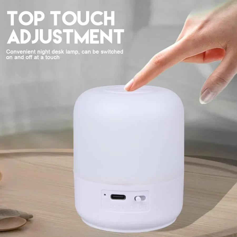 Touch Camping Lantern Three Kinds of Light Touch Adjustment Soft Light Irradiation Rechargeable Outdoor Emergency