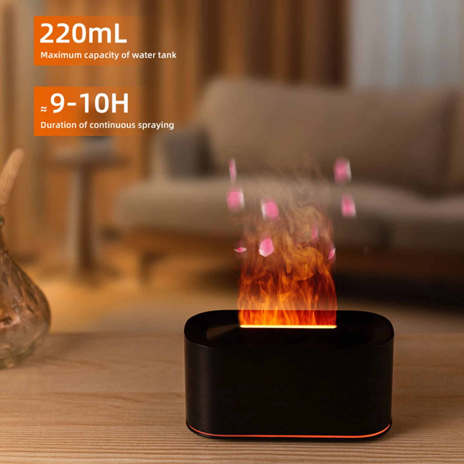 Air Humidifier Essential Oils Diffuser with 7 Colors Light Home Automatic Fragrance Mist Maker with Auto-Off Protection for Bedr