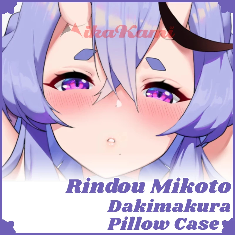 Наволочка Rindou Mikoto Dakimakura Nijisanji Vtuber, сексуальная Подушка, обнимающая Подушка, Наволочка на все тело, домашнее постельное белье, декор Otaku