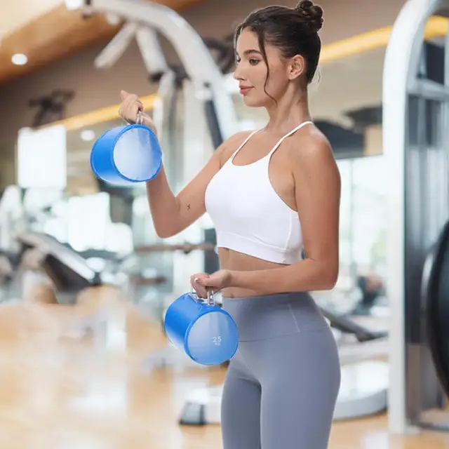 Diferencia Entre Pesas Y Mancuernas Baratas Mancuernas De Agua 2X - Main Image