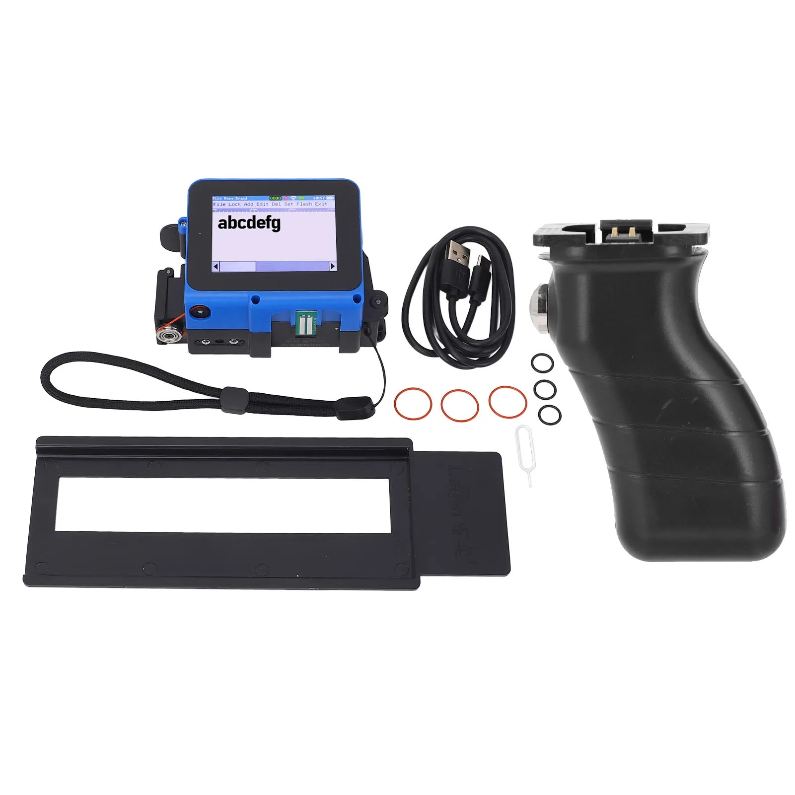 【HOT】Handheld Inkjet Printer 12.7mm Supports Multi Languages Handheld Inkjet Coder 4.3 Inch  for Text Number Date Label