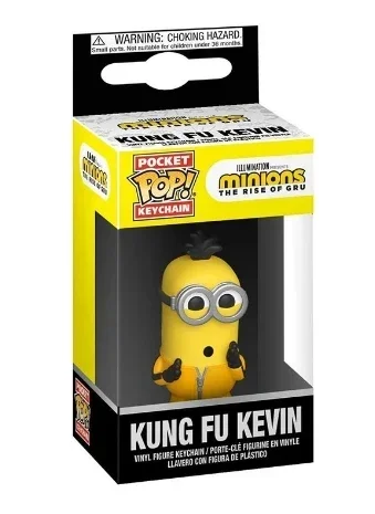 thumbnail image 1 of 2024 NEW Funko Pop keychain Despicable Minions Me OTTO STUART KEVIN CARL Pajama Bob Agnes Pocket Pop Keychain Vinyl Figure Toys, 1 of 5