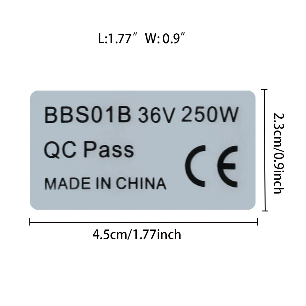 Bafang Motor Label Sticker 6PCS electric bike parts For BAFANG Mid Drive Motor 36V 250W 350W 500W 48V 750W 52V 1000W BBS01 BBS02 BBSHD