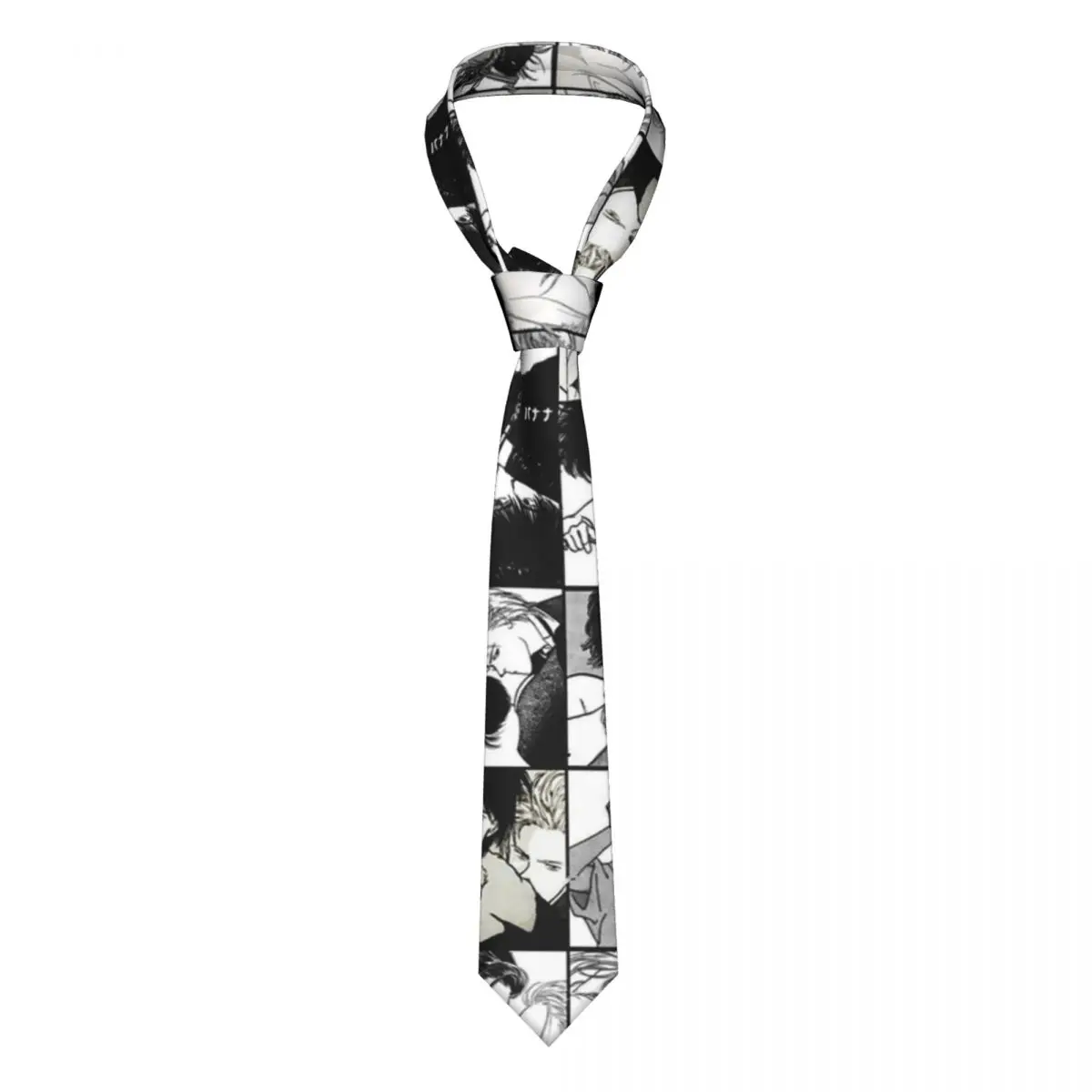 

Banana Fish Men Women Necktie Fashion Polyester 8 cm Classic Anime Neck Ties for Men Suits Accessories Cravat Cosplay Props