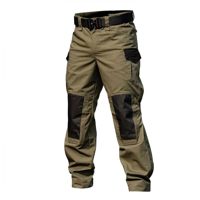 Military Tactical Cargo Pants Men Army Training Trousers Casual Multi Pockets Wear-Resistant Waterproof Pant Male Hiking Pants
