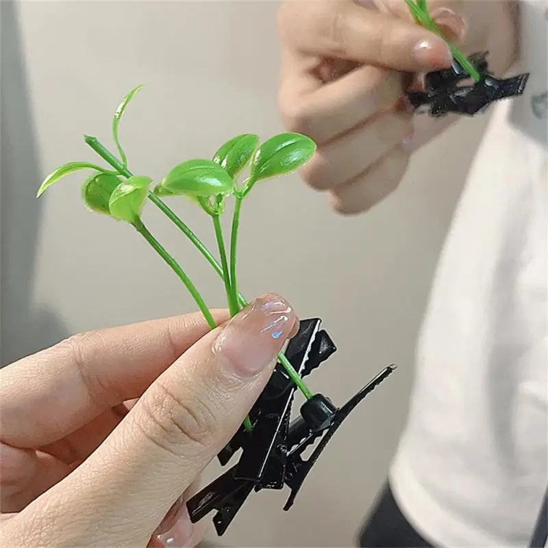 Funny Little Bean Sprouts Grass Hair Clips 20/10/5/3/1PCS hair clips hair accessories