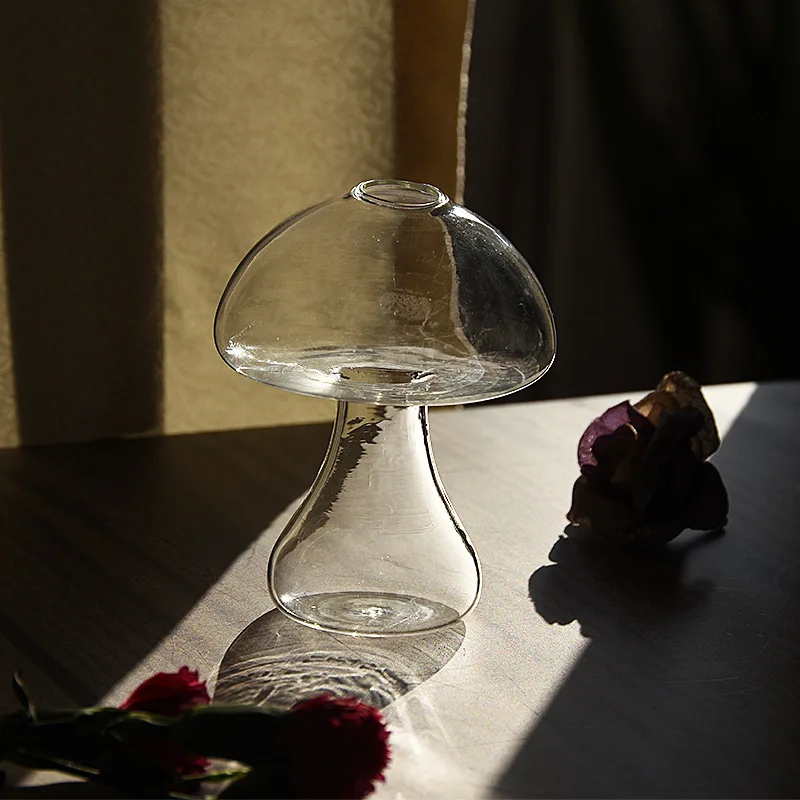 

Lovely Borosilicate Glass Figurine Plant Pot for Hydroponic Plants Home Decoration Accessories Decoration Room Decor