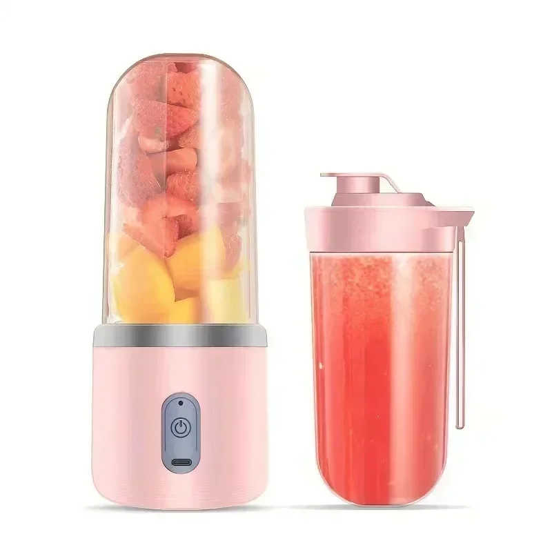 Wireless Mini Electric Juicer Multifunctional Blending Juice Cup USB Rechargeable Fruit Automatic Smoothie Blender_voghion.com