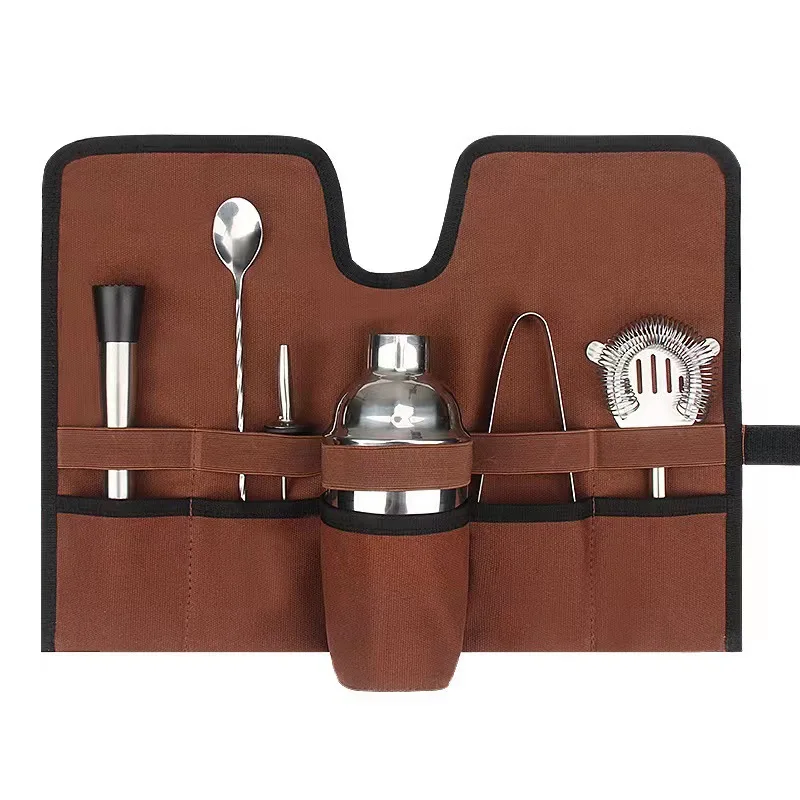Bartender Carrying Bag Cocktail Shaker Canvas Bag