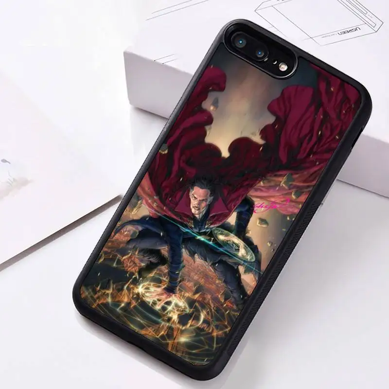 Резиновый чехол Доктор Странный Человек-паук для iphone 12 11 Pro Max Mini XS 8 7 6 6S Plus X 5S SE 2020 XR