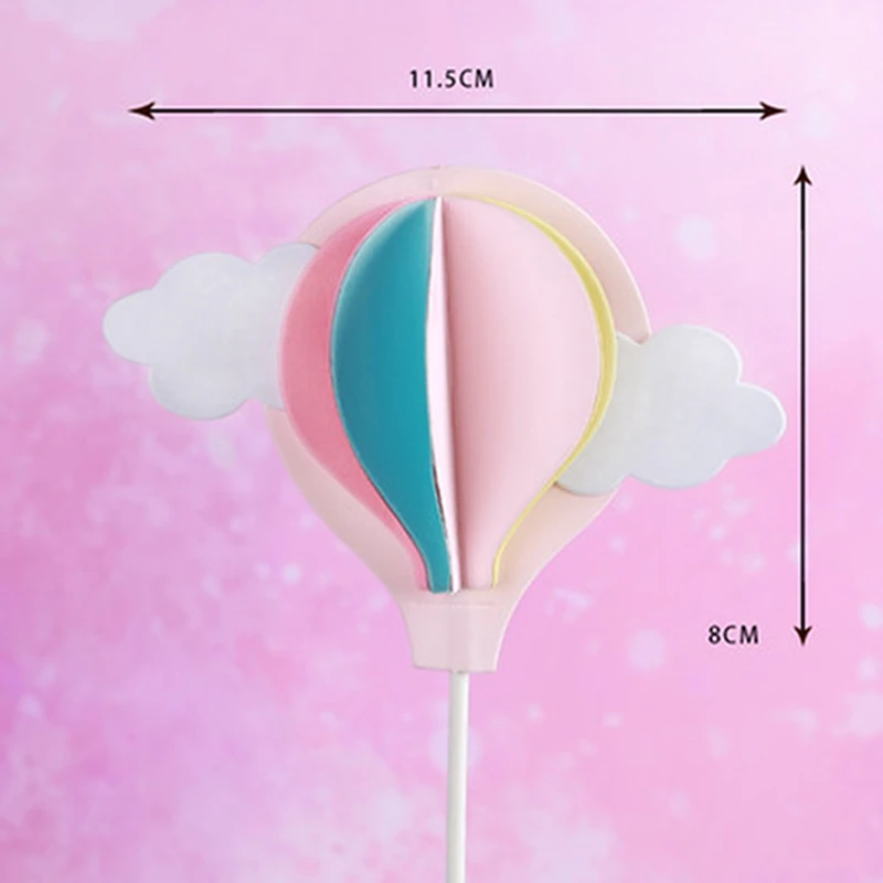 Pilot Bär Flug Thema Sterne Wolke Kuchen Dekoration Cartoon Bär Kinder Junge Alles Gute zum 1. Geburtstag Kuchen Topper Baby Dusche Party Kuchen – Detail 8
