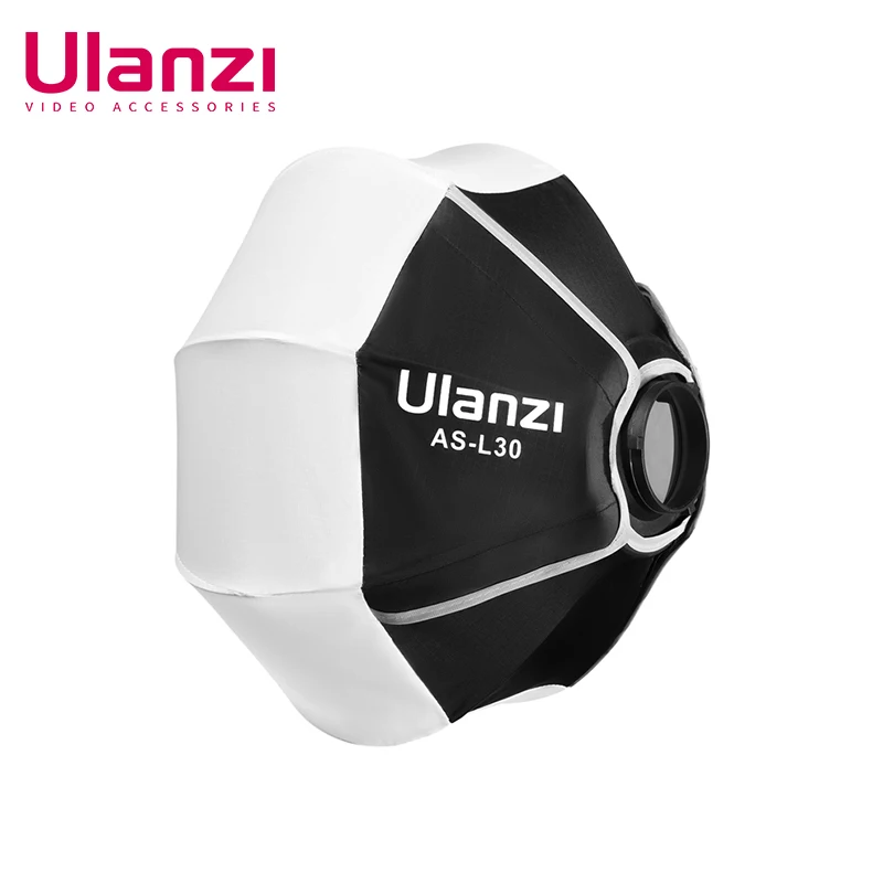 Ulanzi As-L30 30Cm Lanterna Softbox Con Mini Bokens Mount Diffusore A Sfera A Sgancio Rapido Modificatore Di Luce Per Ulanzi Lt028 Lt005 Cob