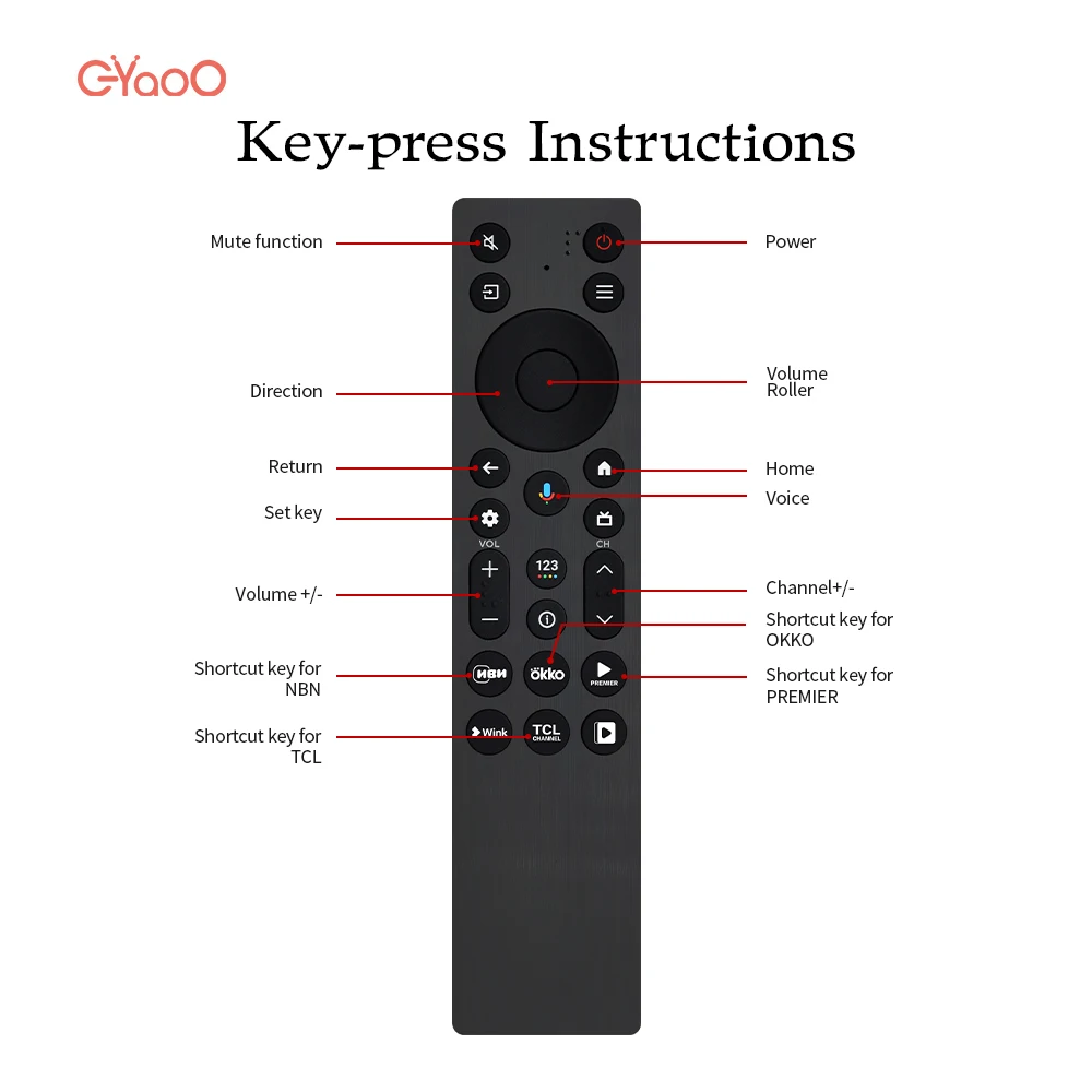 RC813A FMB9 TCL TV 예비 부품 C755/QM6K/QM7K 시리즈 4K 스마트 TV에 적합한 새로운 음성 원격 제어 장치