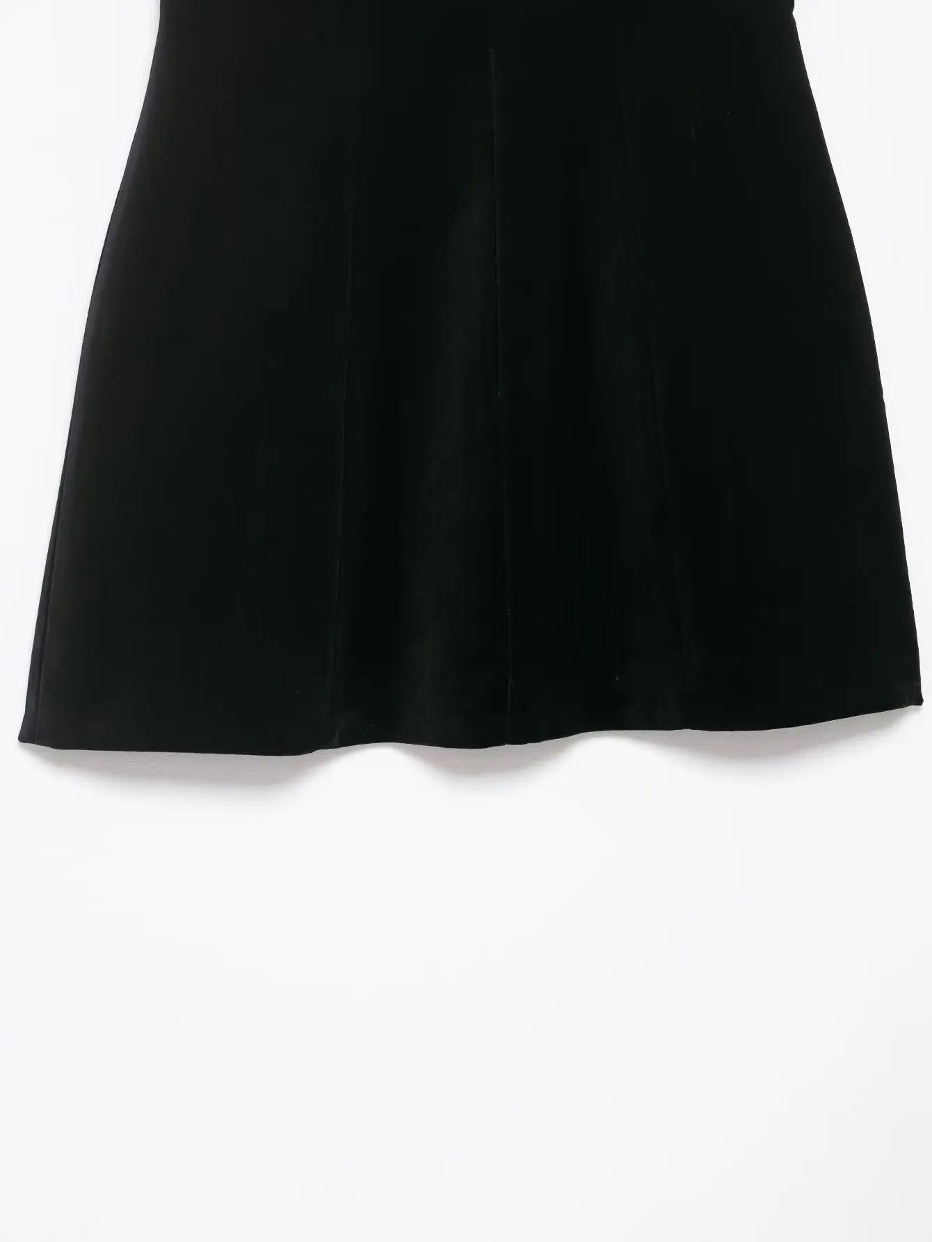 Women's Dress Summer New Female Spaghetti Strap V-Neck Short Dress Female Flared Hem Sexy Fashion Holiday Party Mini Black Dress