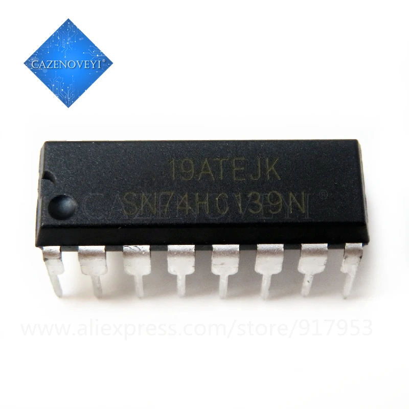Produktbild von 5x SN74HC109N DIP-16 – Dual-JK-Flipflop, 74HC109, DIP16, Für Digitale Schaltungen Und Logik-ICs