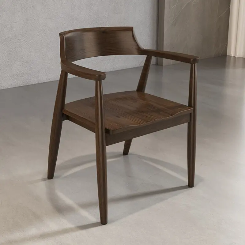 

Design Luxury Nordic Modern Dining Chairs Accent comfortable Mid Century Dining Chairs Wooden Vanity Cadeira Home Furniture DQ