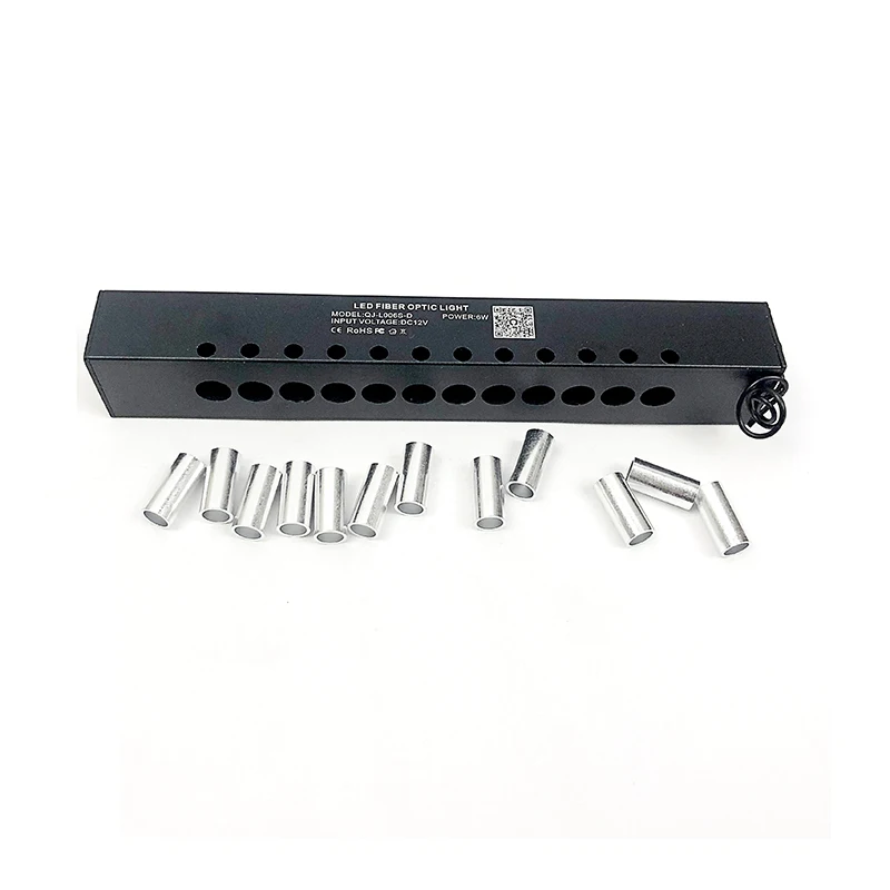 Shooting Stars Effect 6W 12Holes Fiber Optic Kit Light LED Meteor Light Engine with RF Remote Controller For Starry Sky Ceiling