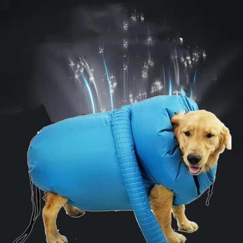 Pet Hair Drying Bag Blow Drying Household Cats and Dogs Automatic Hair Bag Quick Blowing Water For Large Small Dogs
