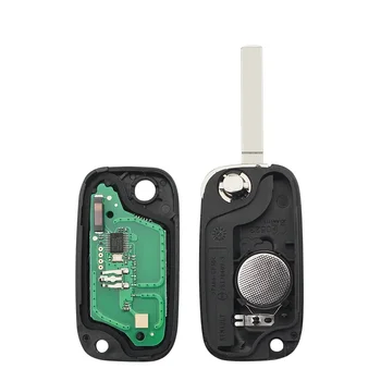 Chip Key per Renault 2/3 tasti - KEYYOU per Renault Scenic III Megane III Fluence 2009 2015 VA2 Blade Fob 2 3