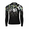 2025 Men's Funny Swimwear Rash Guards Long Sleeve Surf T-shirt UV Protection Swimsuit Surfing Diving Swimming Skinsuit Rashguard