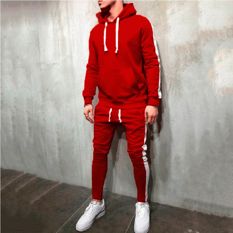 Autumn KPOP Fashion Style Harajuku Slim Fit Tops Loose Casual All Match Outerwear Collage Sport Long Sleeve Hooded Sweater Sets