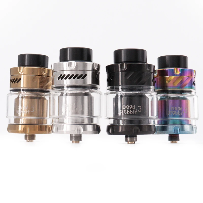 

Vape Atomizer Dead Rabbit 3 RTA 3.5/5.5ml 25mm Diameter Top-to-bottom Airflow Vaper Tank Electronic Cigarette Vaporizer Vapor