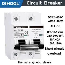 High - Performance DC Circuit Breaker with Overload and Short Circuit Protection - 60A