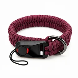 Quick Release Woven Camera Wrist Strap with Buckle (Burgundy)