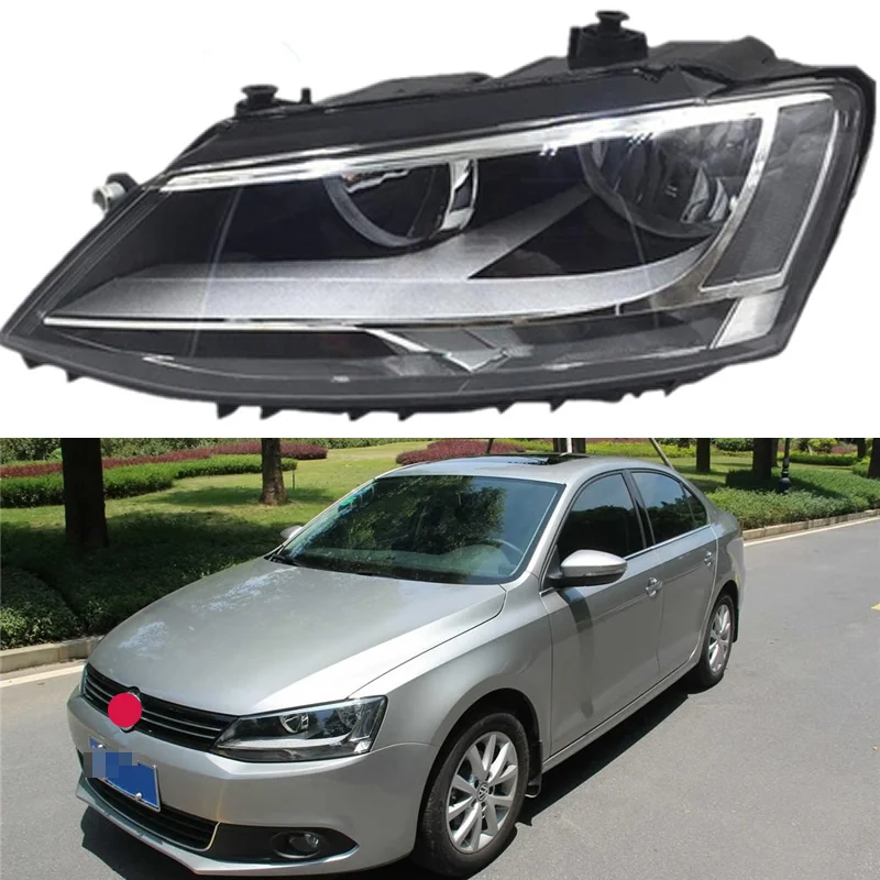 

For Volkswagen Jetta（Sagitar）2012 2013 2014 2015 2016 2017 2018 headlight assembly high beam turn signal low beam Auto parts