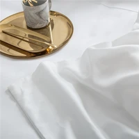 Sondeson 2022 Noble White 100% Silk Bedding Set Beauty Quilt Cover Queen King Flat Sheet Fitted Sheet Pillowcase Bed Sheet Set 3