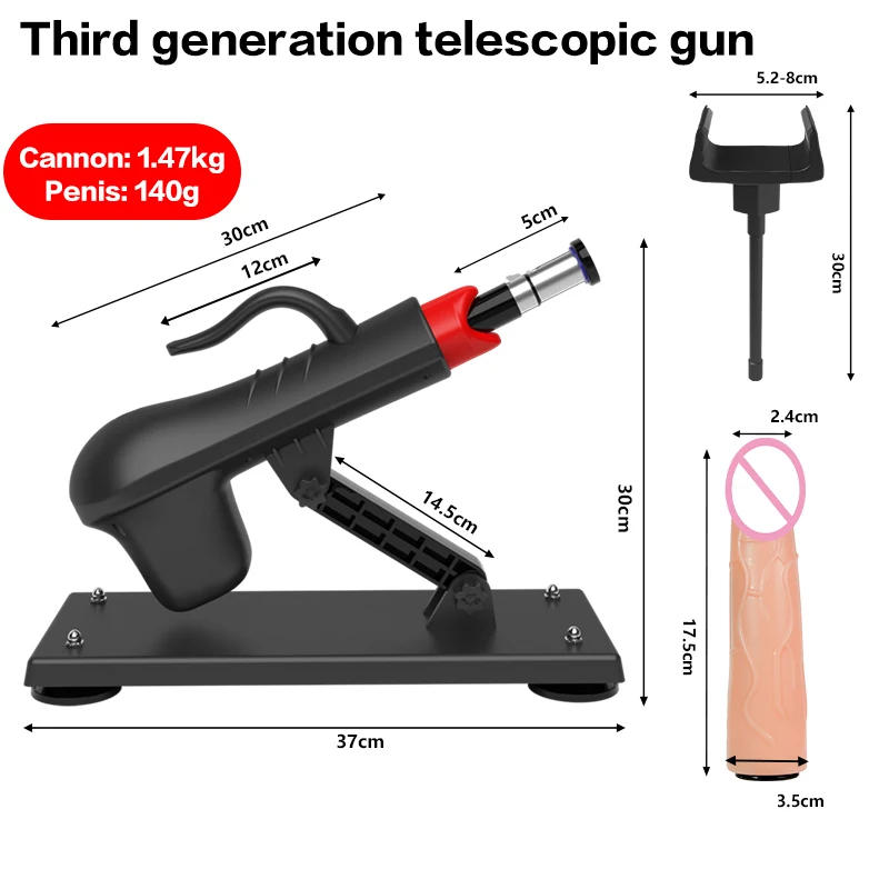 5cm Automatic retractable sex machine remote control adjustable speed vibrator masturbator Male and female couples sex toy