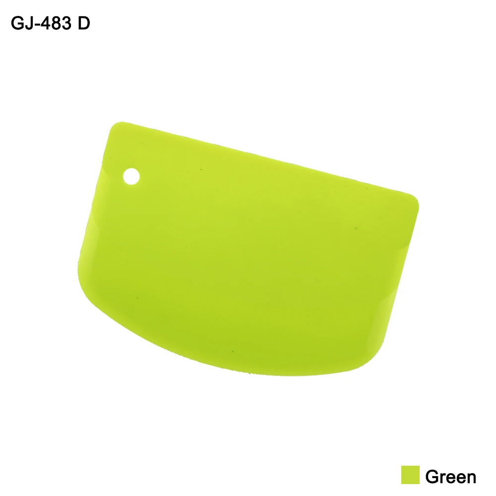 1Pc 20 グラム 4 色のプラスチックケーキクリームスパチュラ生地ナイフカッターバター生地スクレーパー装飾無地スムーズエッジベーキングツール