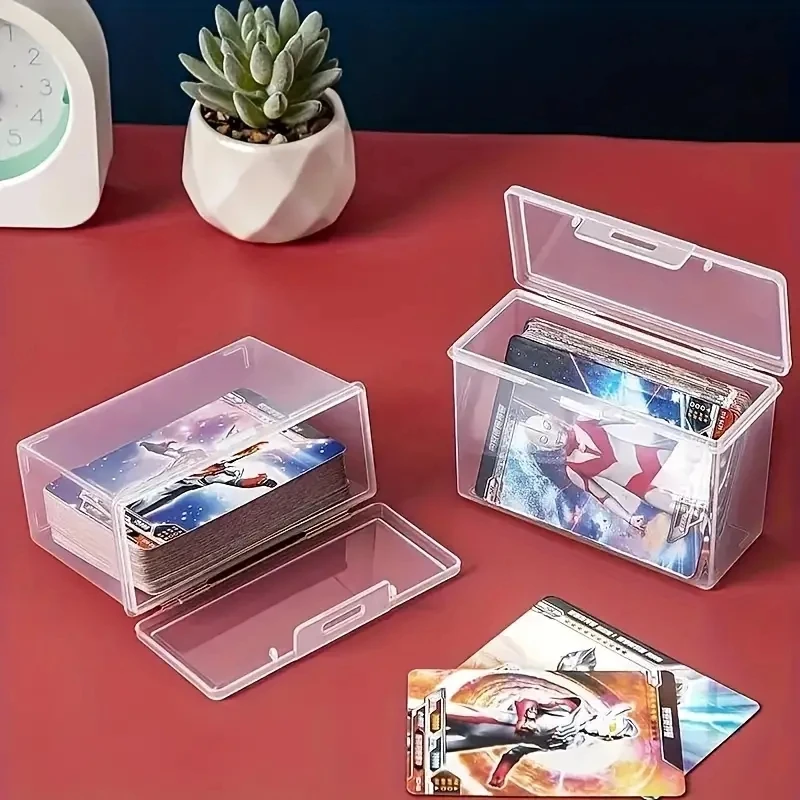 1/3pcs Playing Card Box, Clear Deck Case, Two Poker Images thumbnail 7